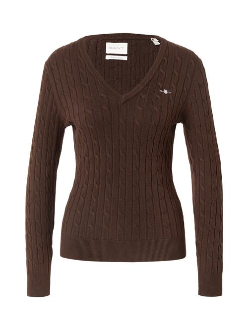 GANT Pullover  mørkebrun