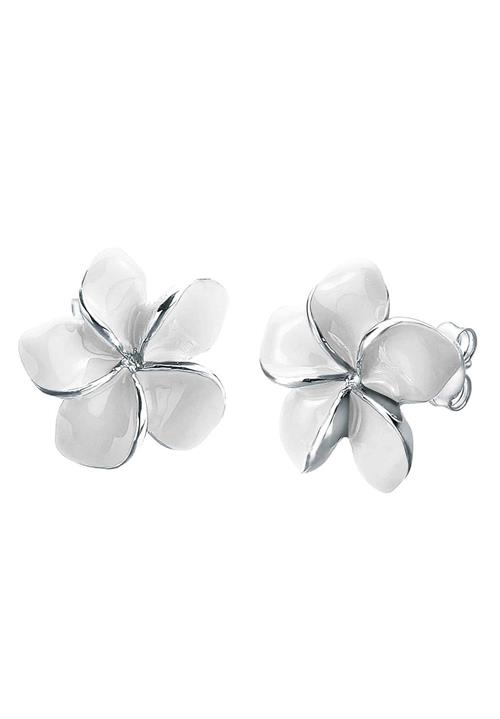 ELLI Øreringe 'Frangipani Blüte'  sølv