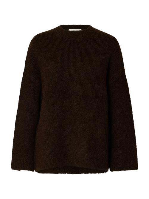 SELECTED Pullover 'SLFGABRIELLA'  mørkebrun