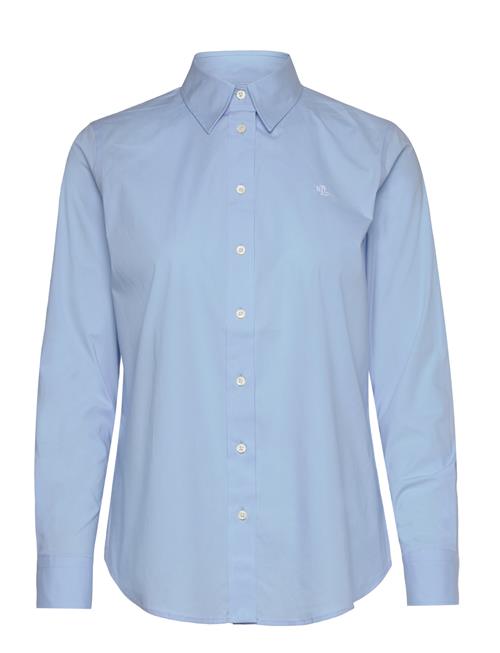 Easy Care Stretch Cotton Shirt Lauren Ralph Lauren Blue