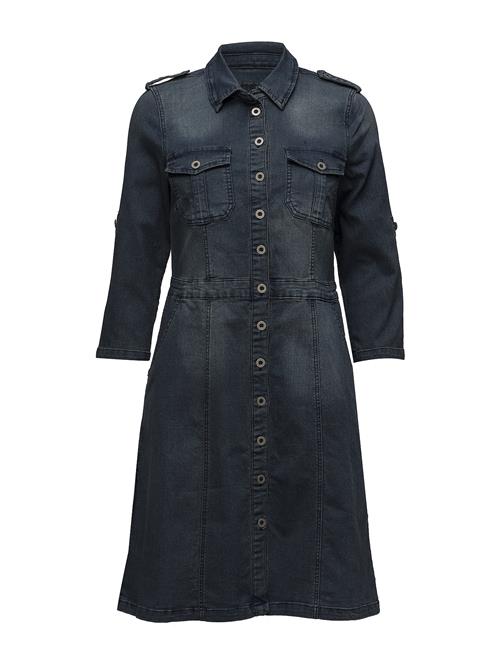 Uniform Dress Cream Blue