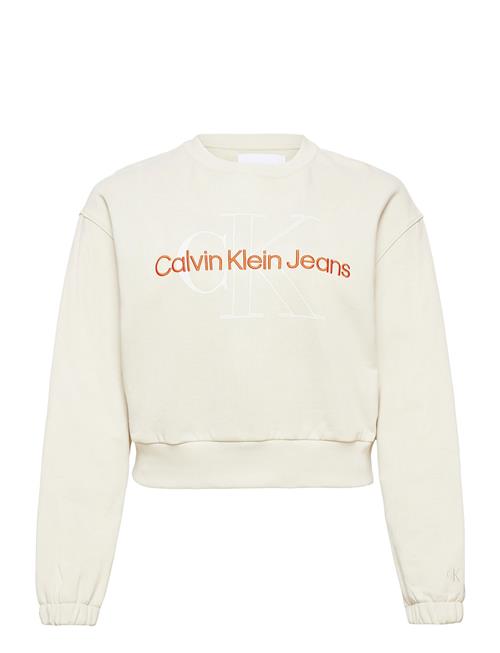 Plus Two T Monogram Crew Neck Calvin Klein Jeans White