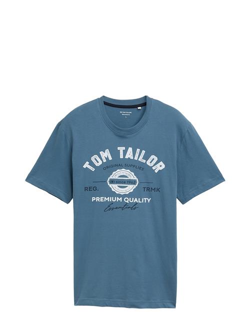 Logo Tee Tom Tailor Blue