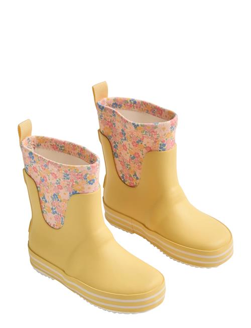 Rubber Boot Print Mist Wheat Yellow