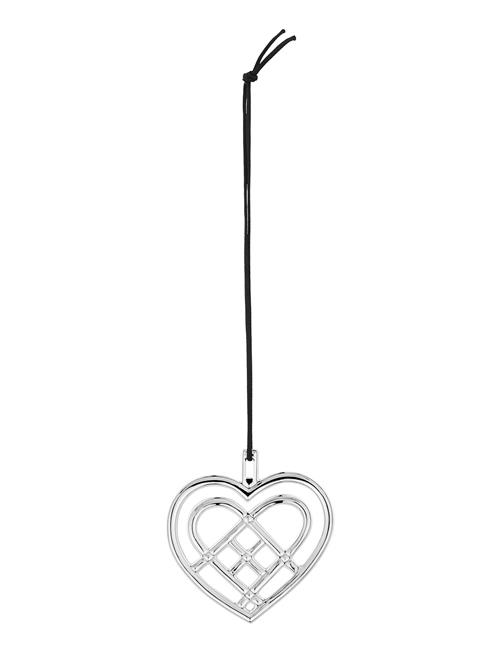 Flettet Julehjerte H6.5 Forsølvet Rosendahl Silver