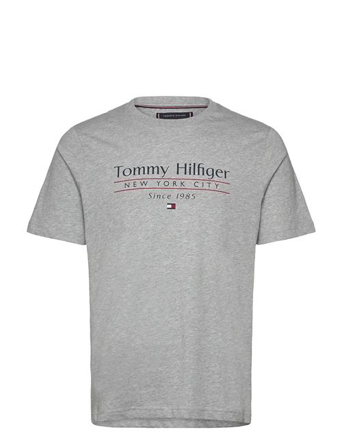 Hilfiger Center Stack Tee Tommy Hilfiger Grey