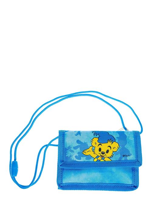 Bamse, Pung Med Sikkerhedssnor, 13,5 X 9 Cm Euromic Blue