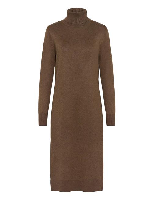 Milasz Roll Neck Long Dress Saint Tropez Brown