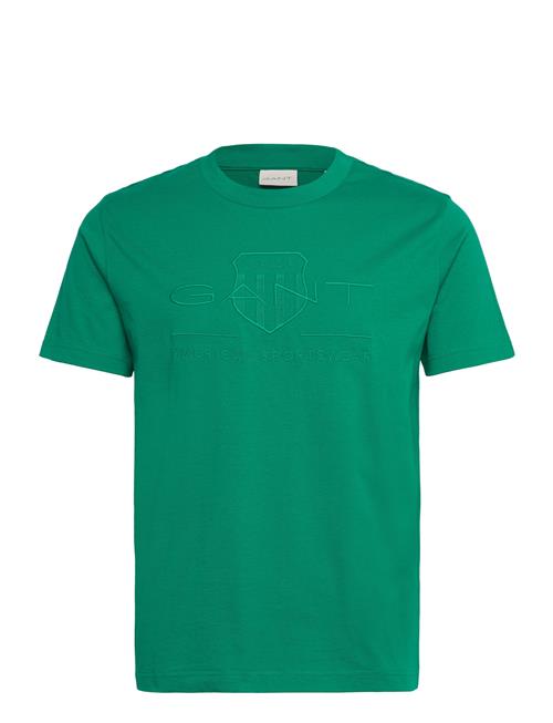 Reg Tonal Shield Ss T-Shirt GANT Green
