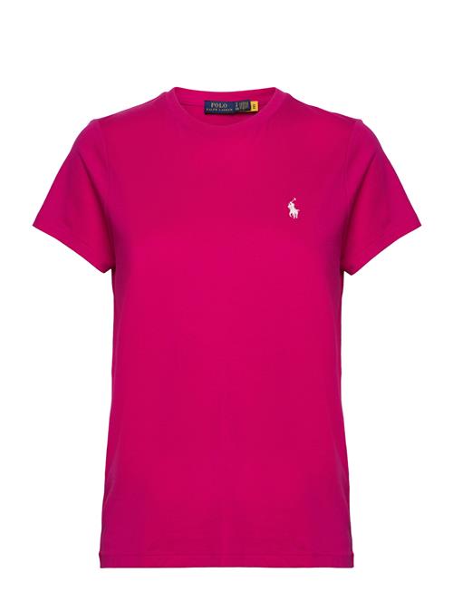 Cotton Jersey Crewneck Tee Polo Ralph Lauren Pink