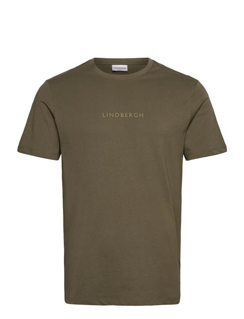 Lindbergh Print Tee S/S Lindbergh Green
