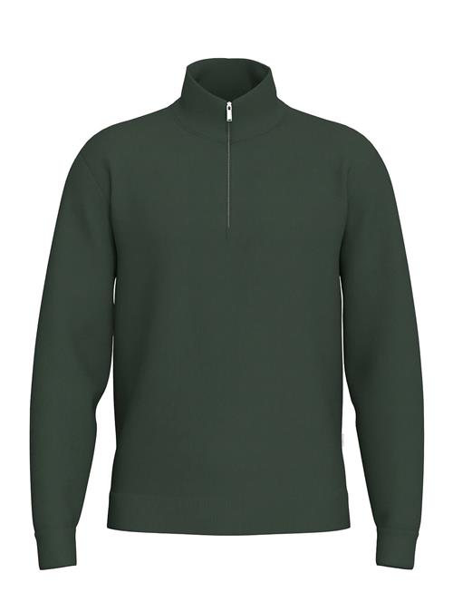 Slhemanuel Soft Zip High Neck Sweat Noos Selected Khaki
