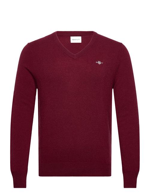 Extrafine Lambswool V-Neck GANT Red