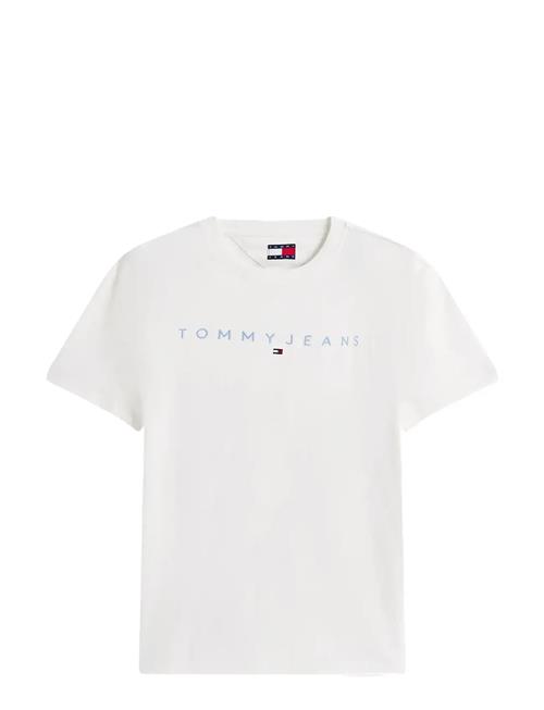 Tjm Reg Linear Logo Tee Ext Tommy Jeans White