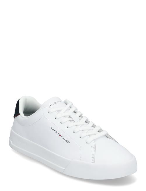 Th Court Lth Detail Ess Tommy Hilfiger White