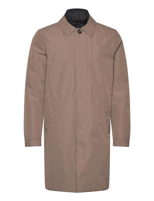 Mac Coat With Detachable Collar Lindbergh Beige