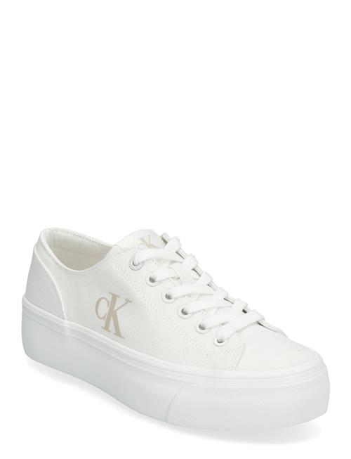 Vulc Flatform Low Canvas Mg Calvin Klein White
