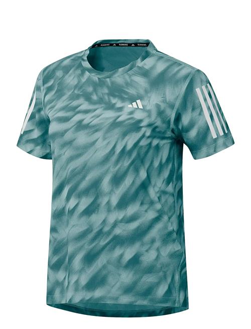 Otr Aop Tee W Adidas Performance Blue