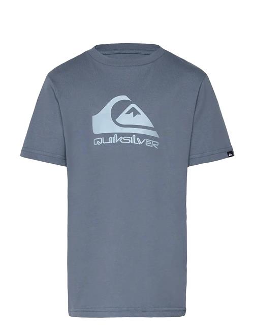 Ev Comp Logo Ss Youth Quiksilver Blue