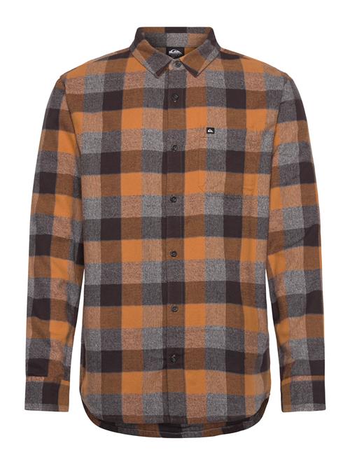 Motherfly Plaid Ls Shirt Quiksilver Brown