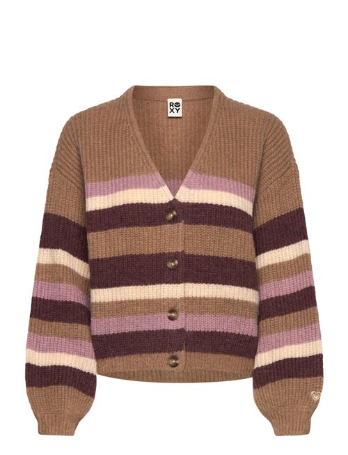Marble Tiles Stripe Roxy Brown