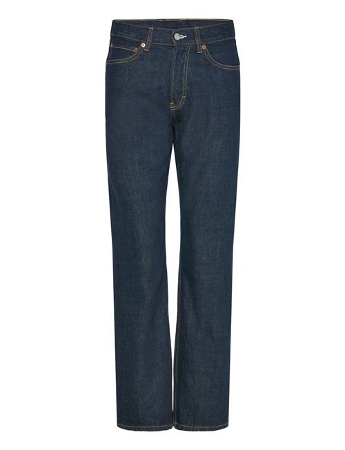 Orbit Mid Rise Regular Straight Leg Jeans Weekday Navy