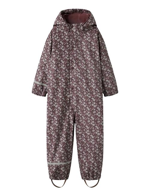 Nmfdry10 Rain Suit Fleece Aop Fo Name It Purple