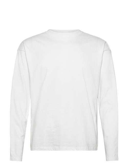 Great Boxy Long Sleeve T-Shirt Weekday White