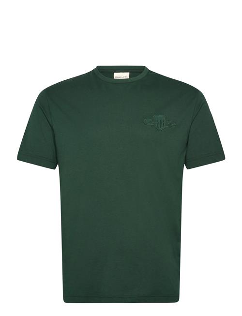 Reg Tonal Shield Ss T-Shirt GANT Green