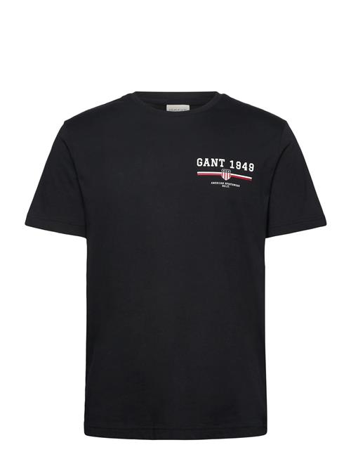 Graphic Ss T-Shirt GANT Black