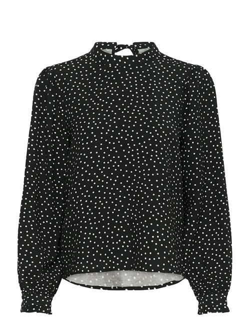 Karea Printed Blouse Kaffe Black