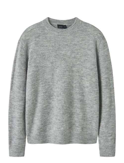 Nlmlodett Ls O-Neck Knit LMTD Grey