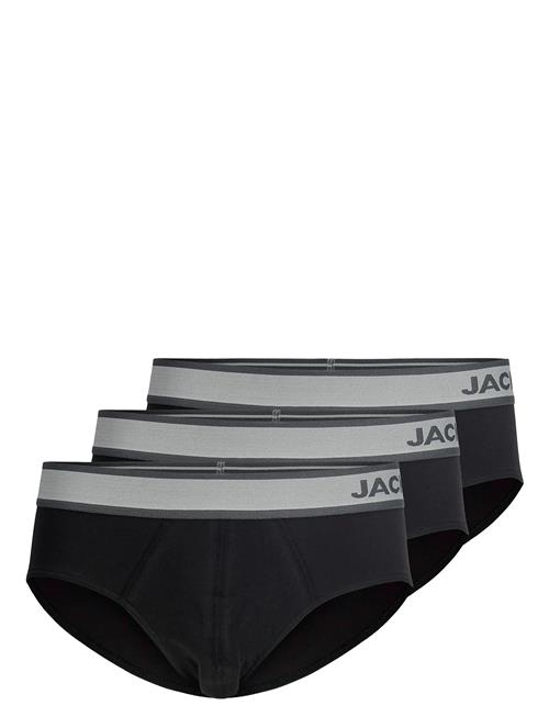 Se Jack & Jones Jaceaston Solid Briefs 3-Pack Jack & J S Black ved Booztlet