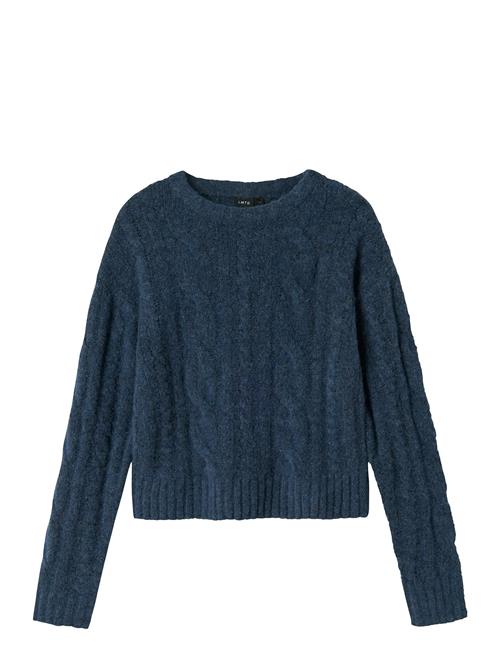 Nlfnaible Ls Short Knit LMTD Blue