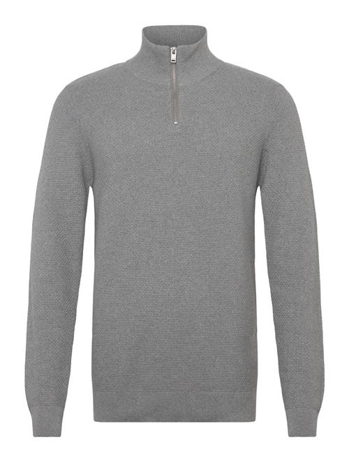 Recycle Structure Knit 1/2 Ziprecycle Structure Knit 1/2 Zip Lindbergh Grey