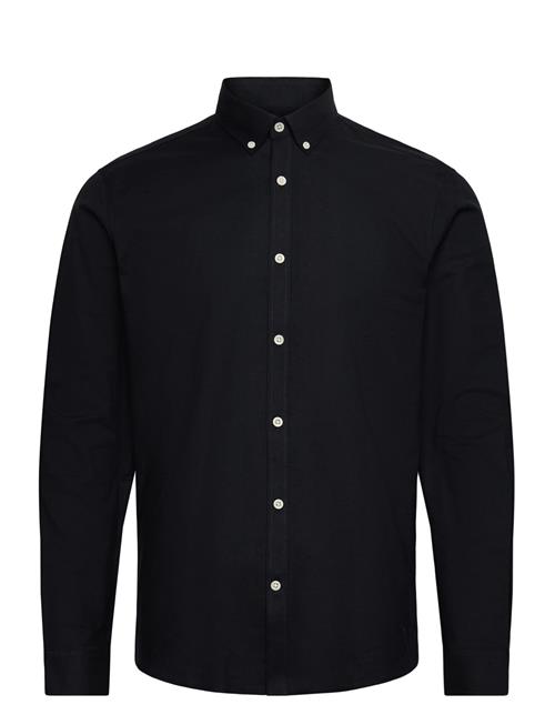 Yarn Dyed Oxford Superflex Shirt L/Yarn Dyed Oxford Superflex Shirt L/S Lindbergh Black