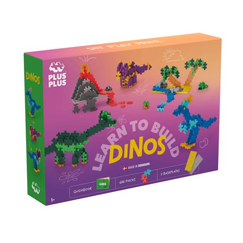 Plus-Plus Learn To Build Dinosaurs  One Size  Grøn  One Size 5+ Years unisex