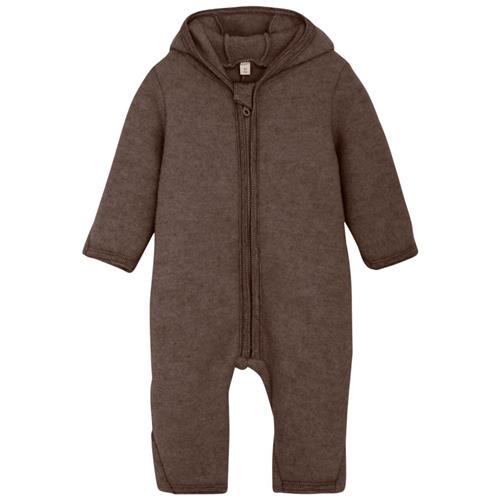 Huttelihut Køredragt  Brown Melange 92 cm Wool Brun  92 cm  Unisex