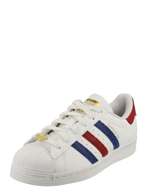 ADIDAS ORIGINALS Sneaker low 'Superstar'  mørkeblå / gul / mørkerød / hvid
