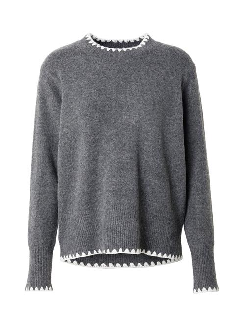 Se VILA Pullover 'HEFNA'  antracit / hvid ved About You
