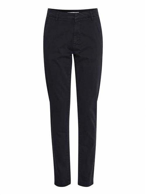 PULZ Jeans Lærredsbukser 'PZBONNIE'  sort