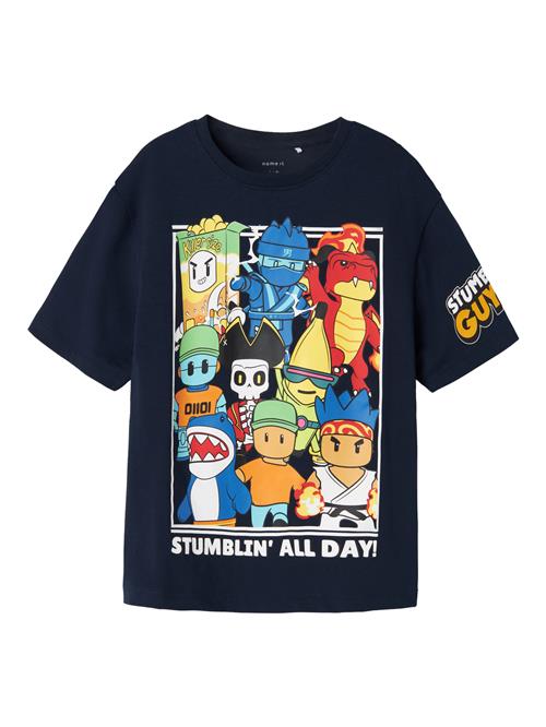 NAME IT T-shirt Stuff Stumbel Box Navy Blazer