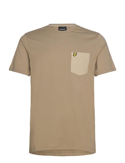Tonal Pocket T-Shirt Lyle & Scott Beige