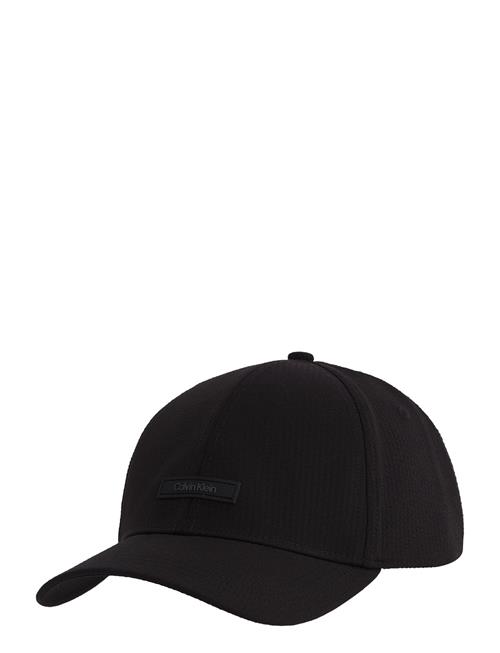 Seersucker Patch Bb Cap Calvin Klein Black