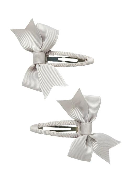 Nmfosandy 2P Hairclip Name It Grey