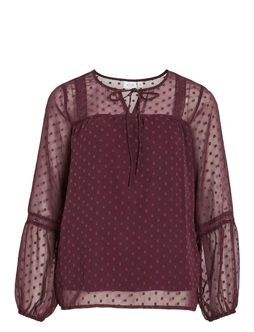 Viedee L/S Top - Noos Vila Red