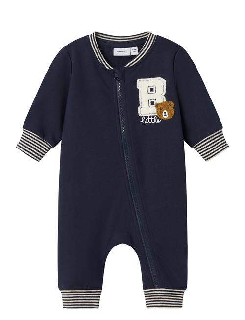 Nbmkiddy Ls Sweat Suit Unb Name It Navy