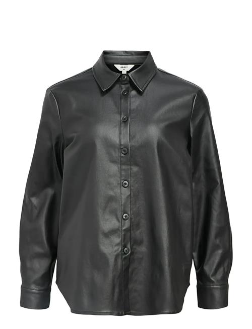 Objmelba Re Ls Shirt Noos Object Black