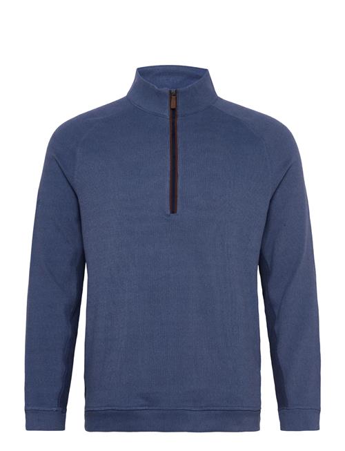 Brushed Rib 1/4 Zip Pullover Callaway Blue
