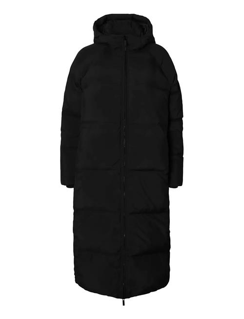 Slfmaya Down Long Coat Noos Selected Black